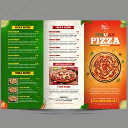 Restaurant menu design and printing