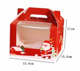 Christmas cupcake boxes | Individual cupcake boxes | Cupcake holder | Individual cupcake containers | Muffin box | Muffin packaging