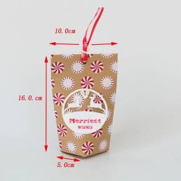 Christmas party paper bag