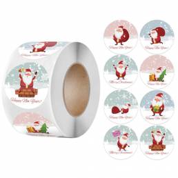 christmas stickers labels