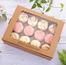 Personalised cupcake boxes