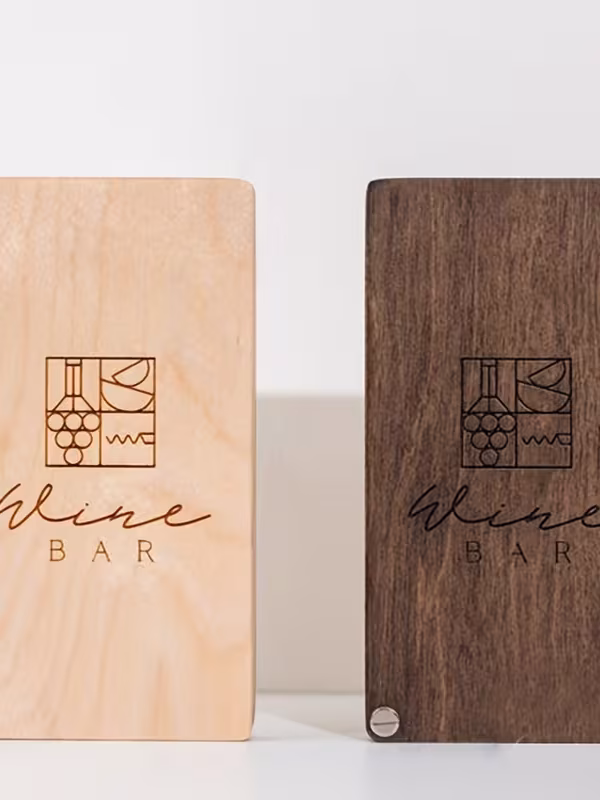 Personalised Wooden Check Presenter