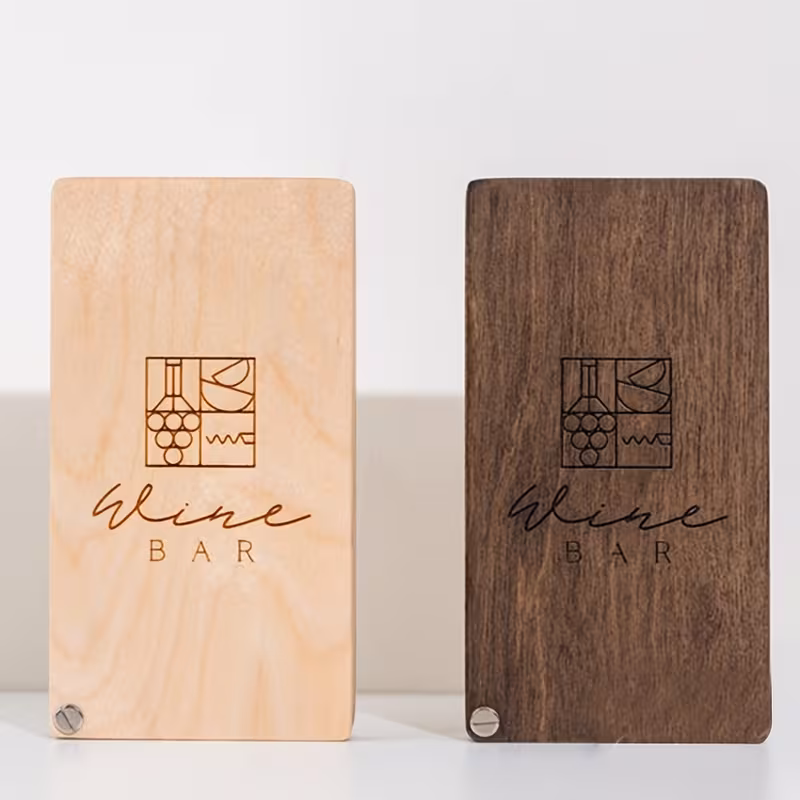 Personalised Wooden Check Presenter