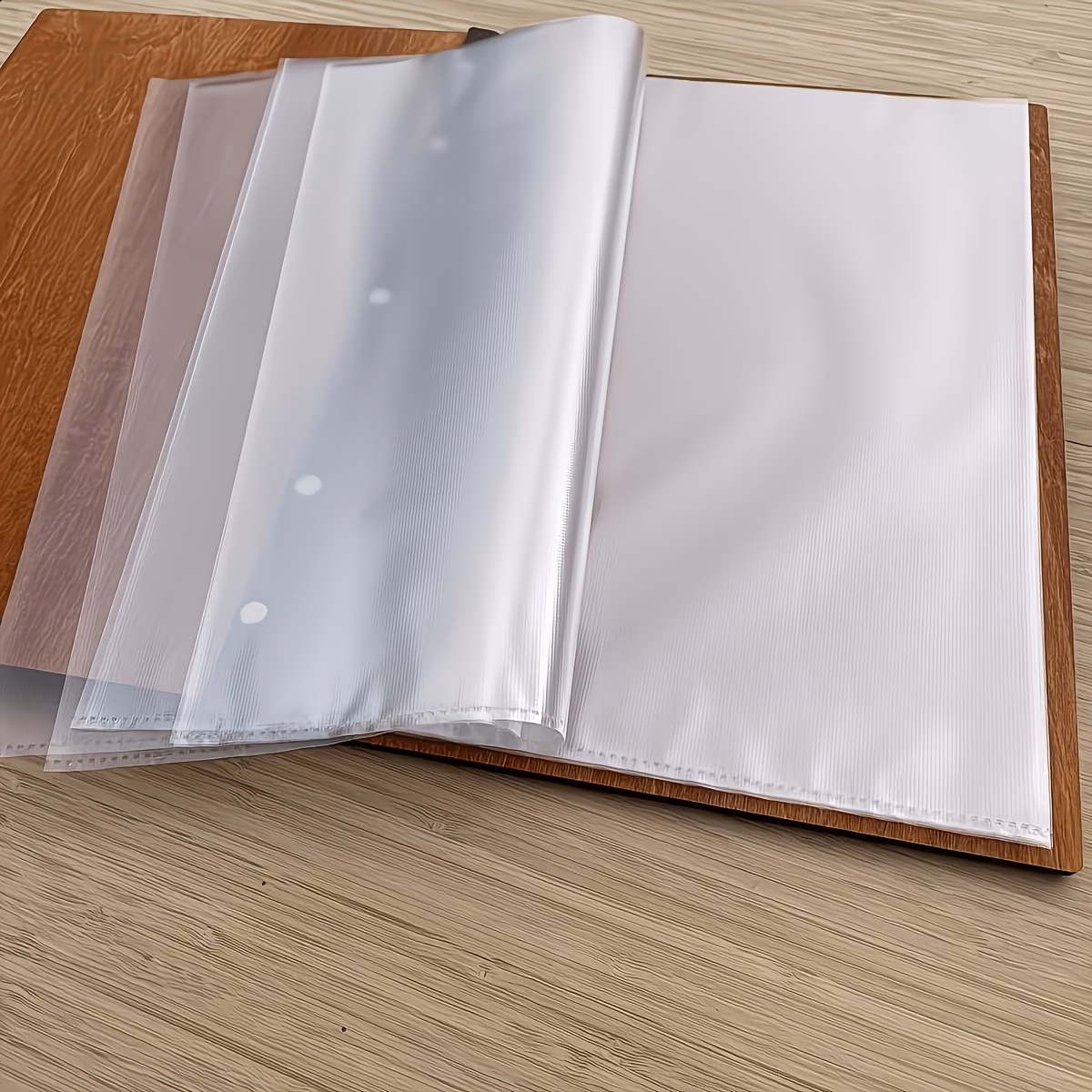 Personalised Wooden Menu Holder with Inner Pages